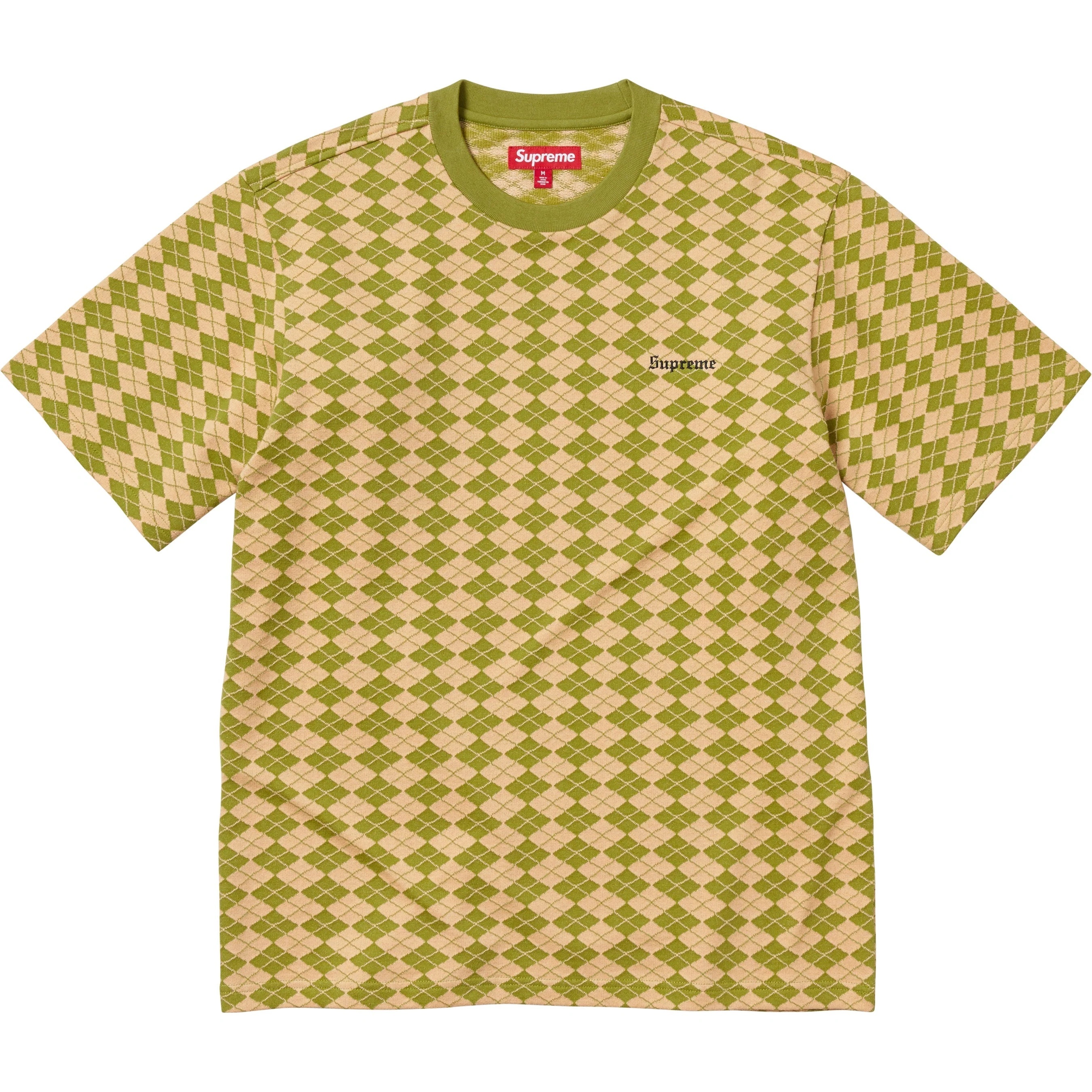 Diamond Jacquard S/S Top view 3